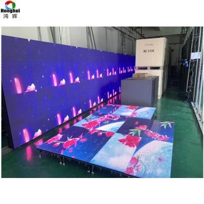 P3.91 Interactive LED Dance Floor Tile Display