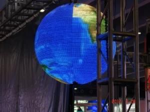Indoor LED Soft Module Display Screen ISO9001 Ball Shape LED Screen