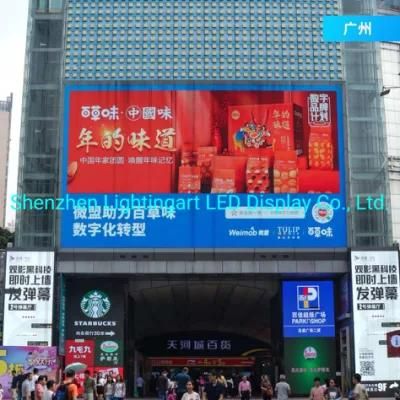 P6.67 P8 P10 Outdoor Electronic Advertising LED Screen Panel Display Wtih Front Service