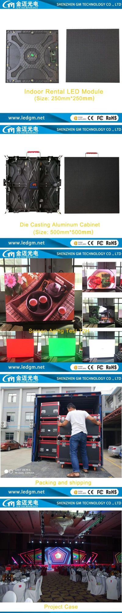 Outdoor Indoor Mobile Stages Application P3.91 LED Video Advertising Display Factory Price (500X500mm/500X1000mm)