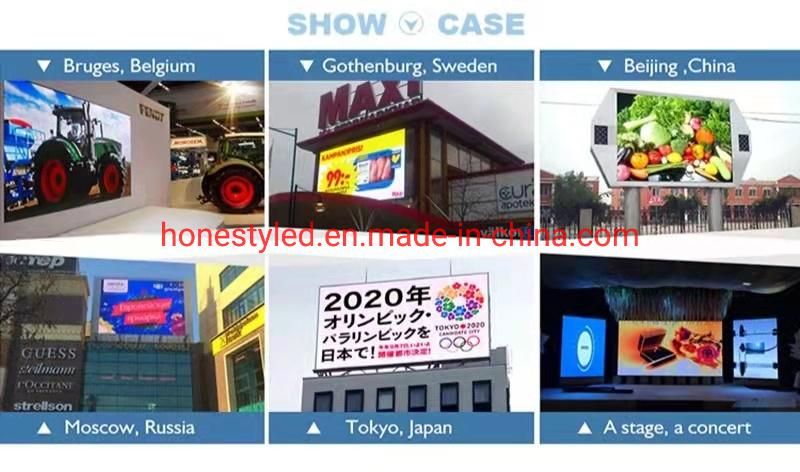 Shopping Mall IP65 HD 512X512mm Cabinet Size P4 Outdoor LED Display Full Color LED Video Wall LED Panels for Advertising