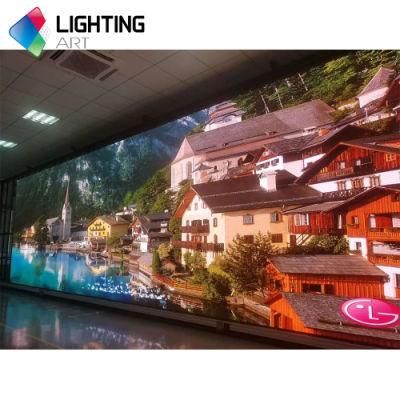 Indoor Window Glass Transparent High Brightness P3.91 LED Screen Display