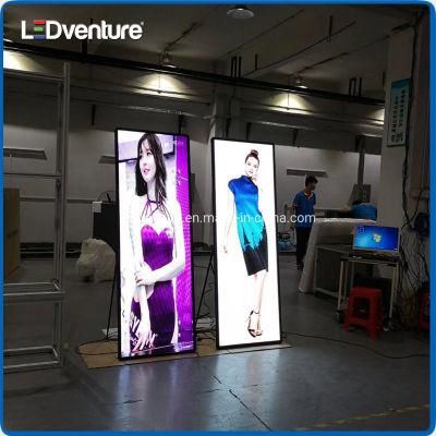 Indoor P2 RGB Moving Panel Poster Advertising LED Display
