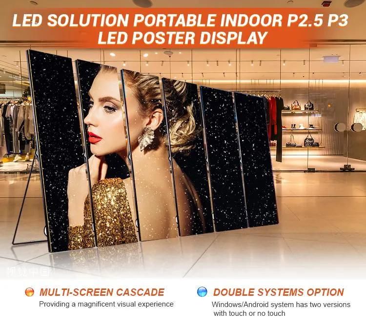 HD Iposter P2.5 LED Advertising Screen Mirror LED Screen