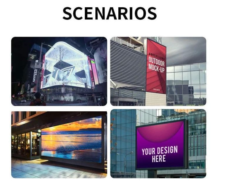 Outdoor Indoor Promotional Die-Cast Aluminum Cabinet Rental Digital Sign Video Player LED Screen Display for Ads Business