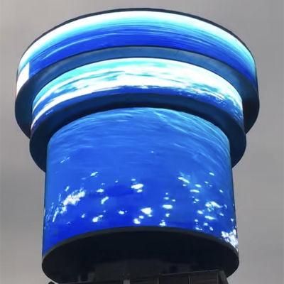 Outdoor P3.81 Flexible Ring Cylindrical Waterproof LED Display Soft Module