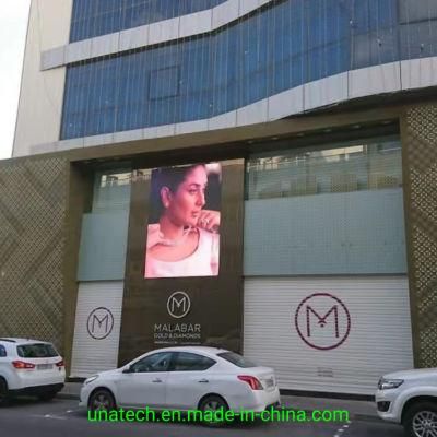 High Light Outdoor P8 SMD RGB Digital Video Screen Wall-Mounted Electronic Arc LED Display with Customized Size
