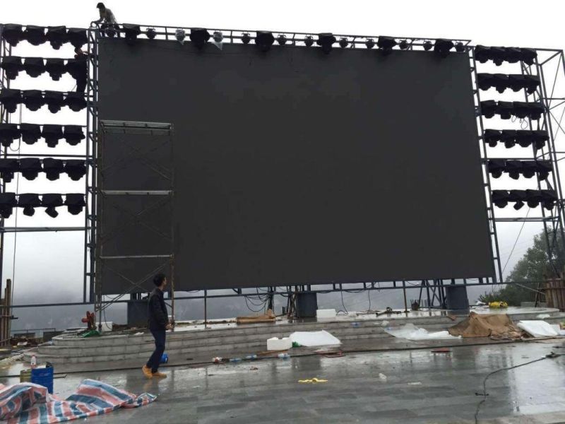 Outdoor P3 Nation Star Advertising Full Color 3840 Hz Rental LED Display Screen