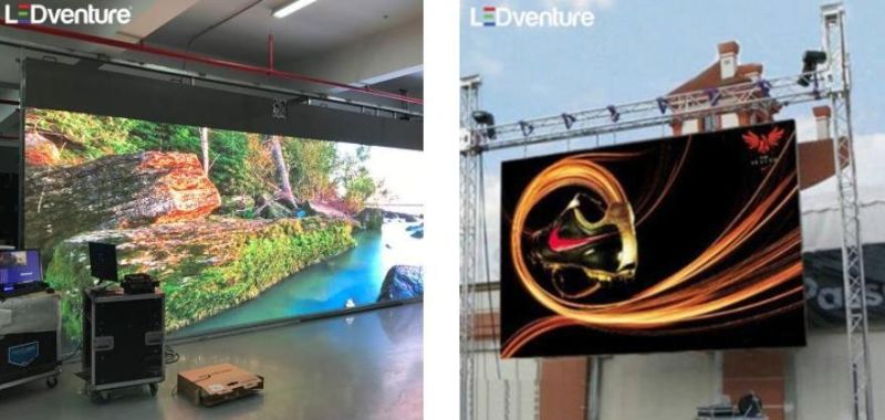 Outdoor P4.8 High Quality LED Video Wall Price Rental Advertising Board LED Display Panel