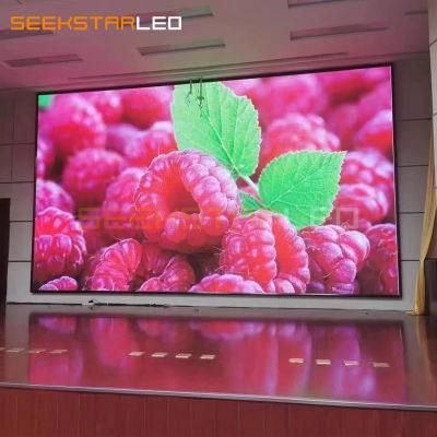 IP20 Indoor Seamless Splice Full Color Scrolling LED Wall LED Display Screen P3