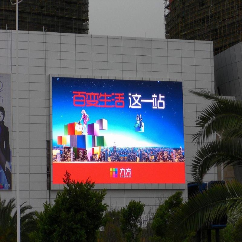 Outdoor RGB Unipole Standing Advertising P10mm LED Digital Display