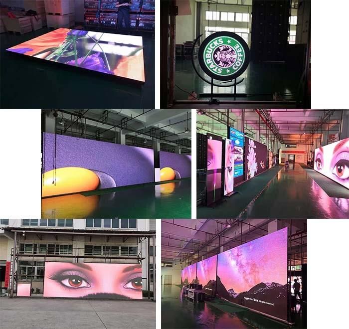 Front Service P4mm Outdoor Advertising LED Display for Wall Mounting