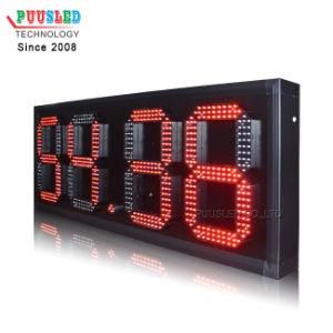 Outdoor LED 12 Inch Red Color Digit Number 88.88 LED Gas Price Sign for Gas Station