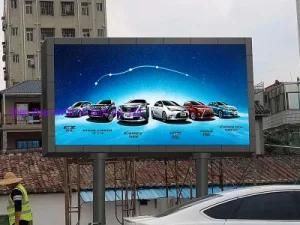 P10 Full Color Outdoor Fixed LED Display for Advertising Energy Saving Waterproof IP68