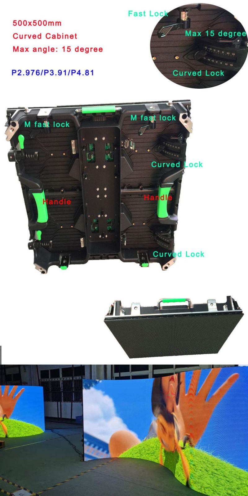 P4.81 P3.91 Outdoor Billboards Pantalla Video Wall Panel LED Display Screen Rental Advertising