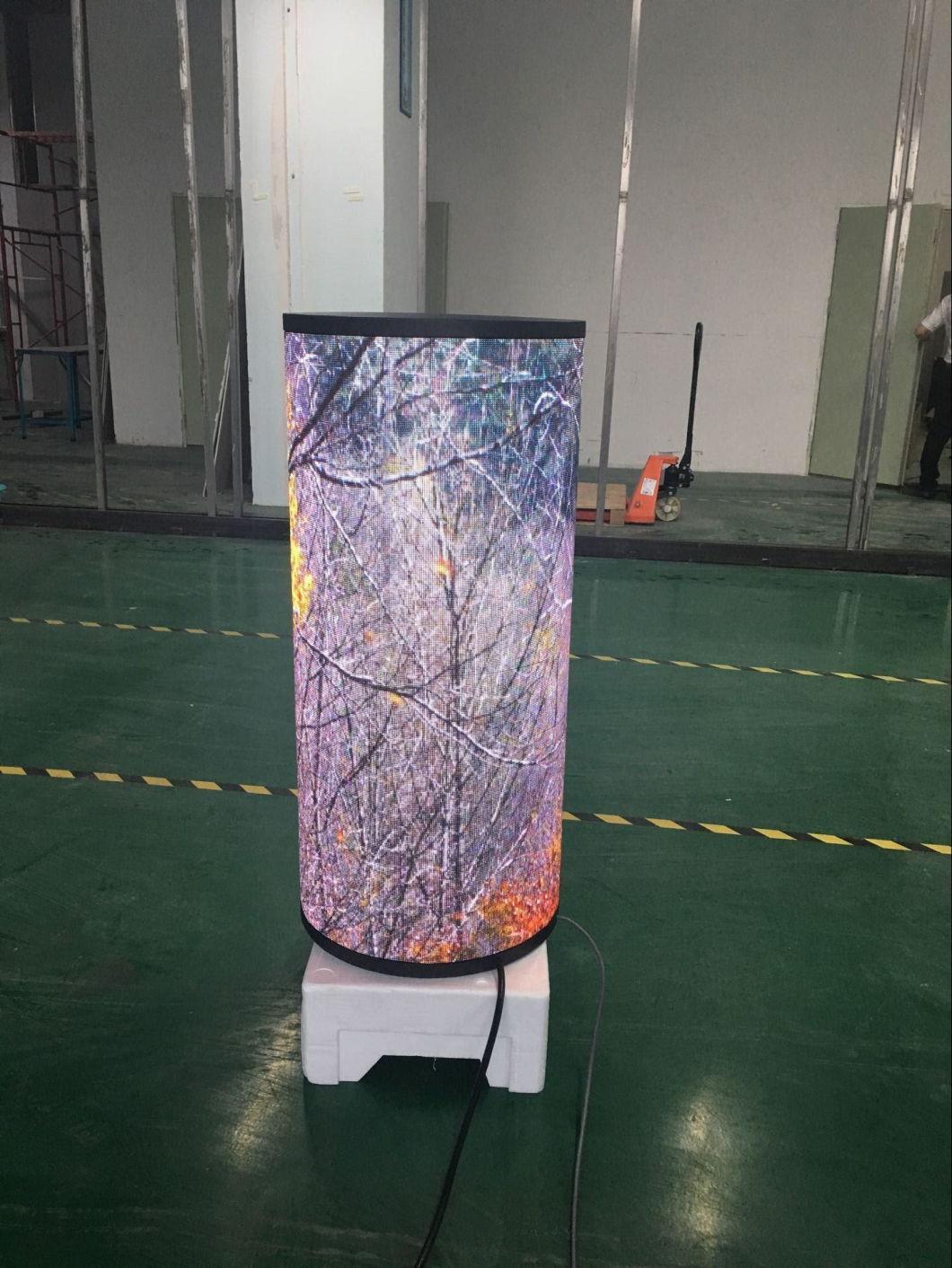 LED Sign Cylinder P3 Pixel Pitch Indoor Soft Module LED Round Displays