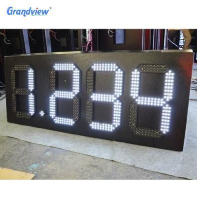 New Red and Green 12 Inch LED Price Sign Petrol Gas Station Screen