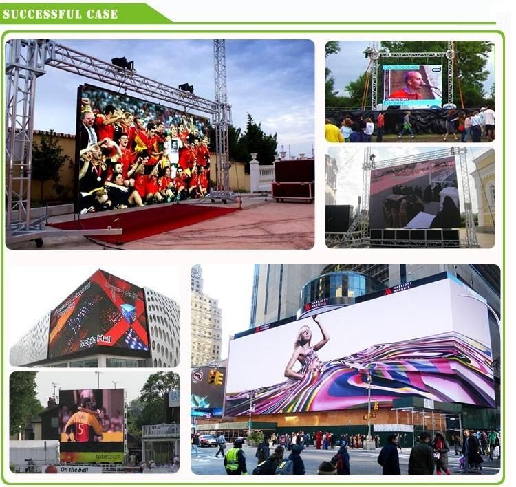 P8 Outdoor Full Color LED Display with Rental Panel 512X512 mm