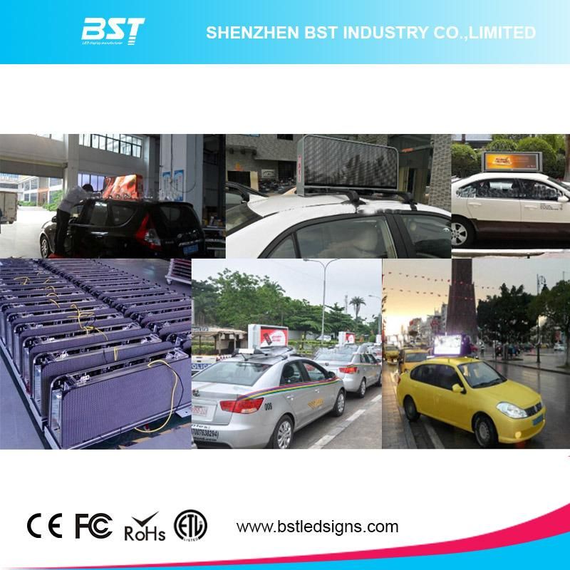 China Factory Supply P5 High Brightness Taxi Top LED Display Screen