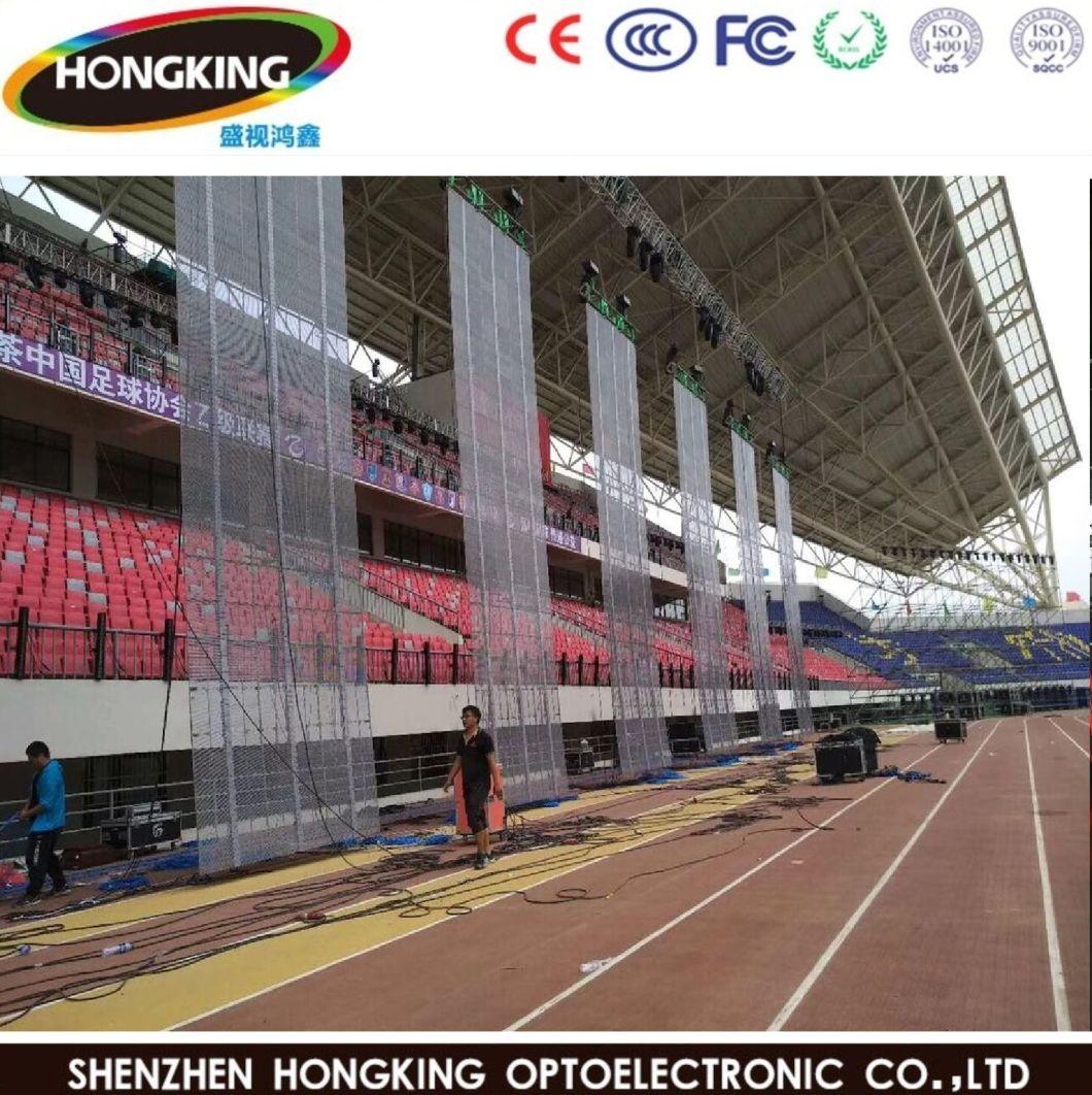 Customized Design P7.81 P3.91 Advertising Transparent LED Screen