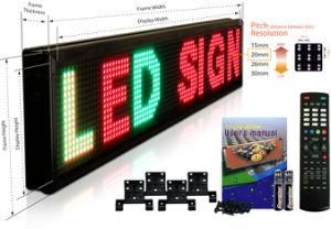 Single Color Indoor LED Display Sign for Scrolling Message