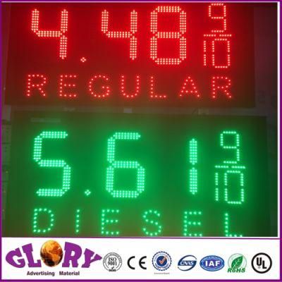 IP65 Outdoor Gas Station LED Price Sign Gas Price Display