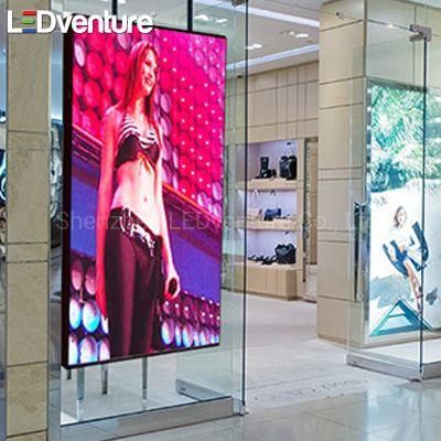High Brightness P3.91 Store Window LED Advertising Display