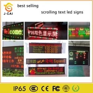 Scrolling Text LED Sign P10 Red White Green Blue Yellow