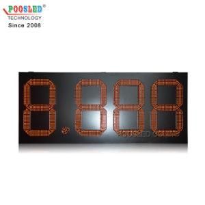 Large Size Red 24&quot; LED Digits 8.888 LED Gas Price Sign for Gas Station