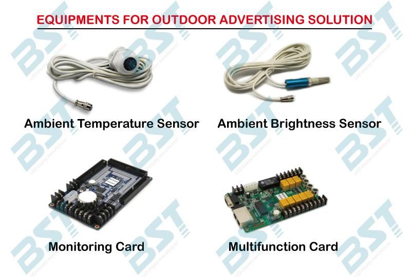 High Brightness SMD LED Advertising Screens, IP65 P6 Outdoor Advertising LED Billboard 1r1g1b