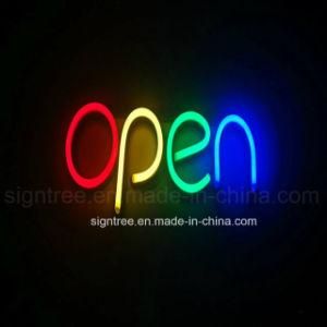 Hanging LED Door Sign Board Open Closed Neon Sign