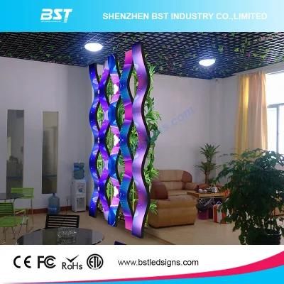 Flexible Indoor LED Display Used for Curved Design