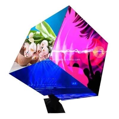 Shenzhen Ks 5side Cube LED Display Outdoor LED Screen Small Cube Display