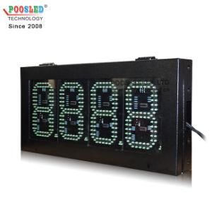 Outdoor LED Green Color 8inch PCB 888.8 LED Gas Price Sign for Gas Station