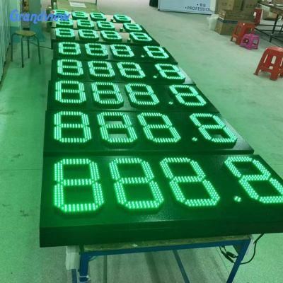Waterproof RF Remote Control Gas Station Petrol Price LED Display Sign Board for Outdoor Display