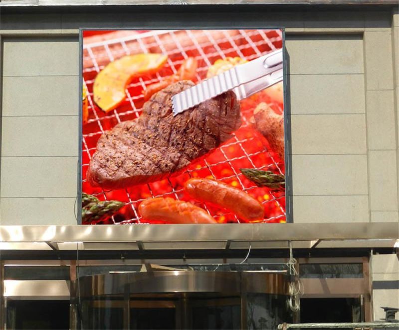 Outdoor RGB Unipole Standing Advertising P10mm LED Digital Display