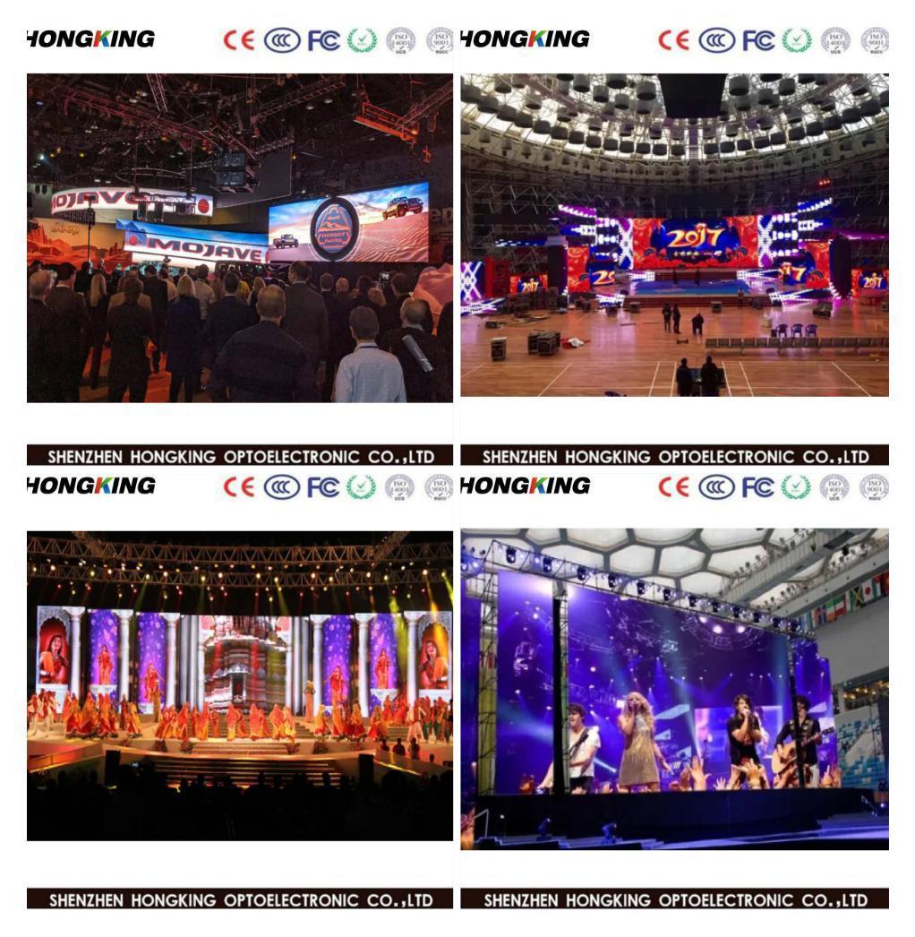 Shenzhen Manufacturer Indoor Outdoor LED Video Display Stage Screen P5.95 P4.81 P3.91 Rental LED Display