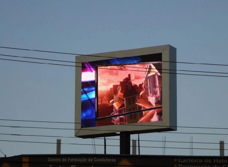 Outdoor Waterproof Fixed Installation P4mm Advertising LED Display Screen