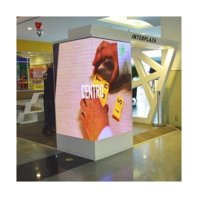 P2.5 Advertising Soft Flexible Cylindrical LED Screen