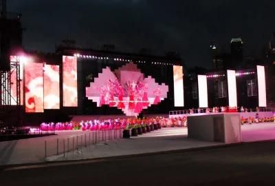 P4.81 Outdoor Full Color Video LED Screen Stage Performance with High Resolution
