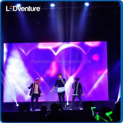 Indoor Rental P3.9 Stage Background LED Display Big Screen