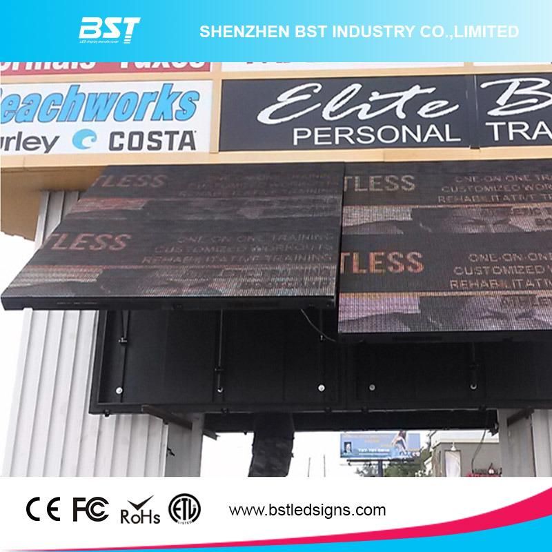 High Brightenss P8 SMD3535 Outdoor Full Color Front Service Advertising LED Display