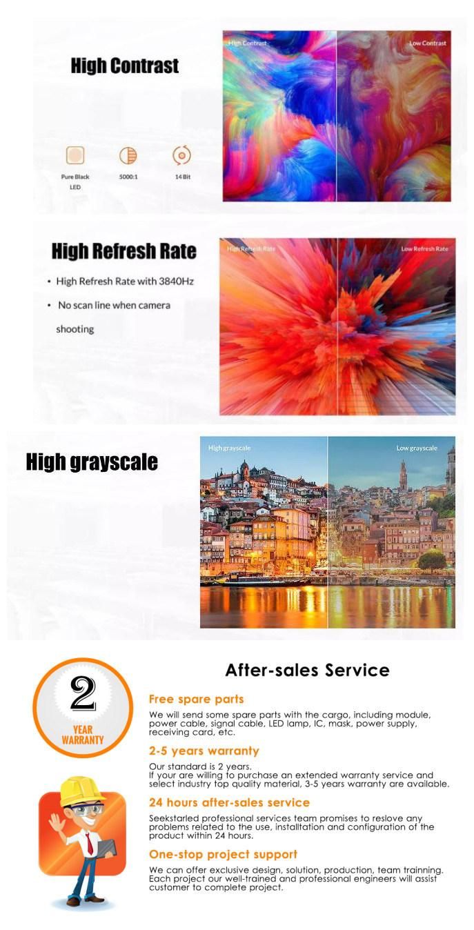 High Refresh Rate Indoor Full Color LED Rental Display Screen with Removable Aluminium Cabinet