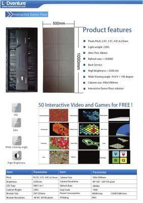 Outdoor New Product P4.81 Dance Floor LED Screen Panel Price