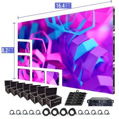 Customized Screen Indoor Outdoor P3.91 P4 P4.81 P3 Video Wall Stage HD Big Publicity Events Rental LED Display