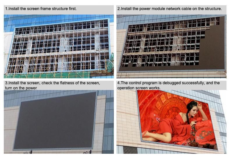 Pixel 6mm Outdoor Full Color Video Display High Quality Digital Player LED Advertising Screen Display