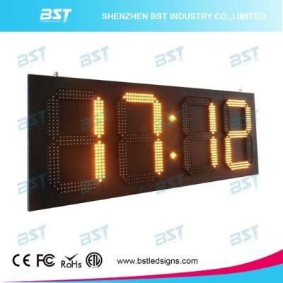 Outdoor Jumbo High Brightness Waterproof LED Time Sign with Temperature Display 88: 88