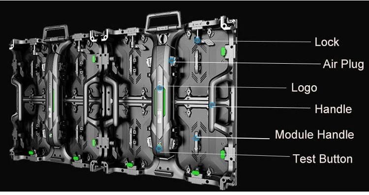 Stacking Stage LED Screen HD 4K P2.9 P2.6 Full Color Indoor Die-Casting Aluminum Cabinet Portable Rental LED Display