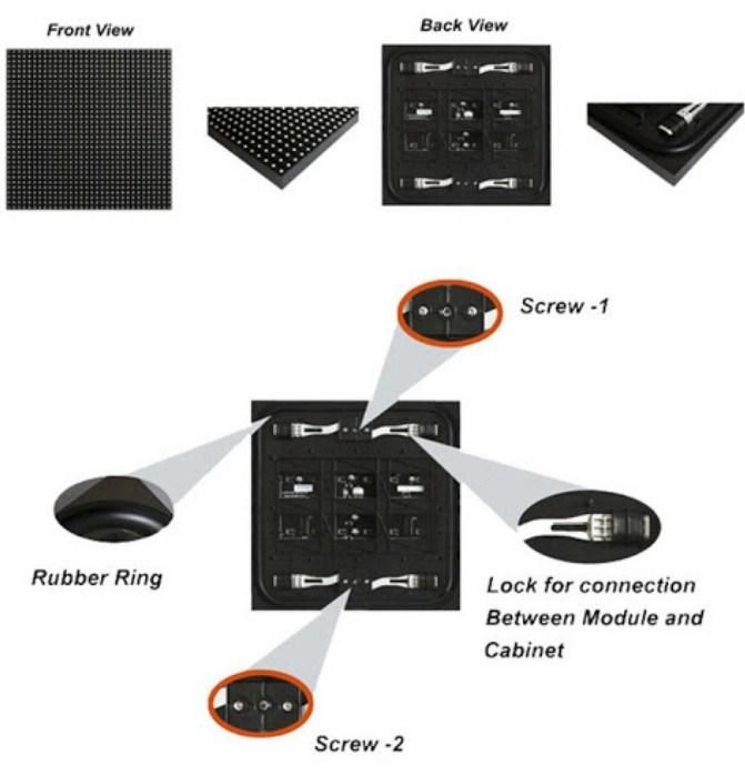 Module P6.67 P10 Indoor Outdoor LED Display Screen Panel and LED Sign Billboard for Advertising