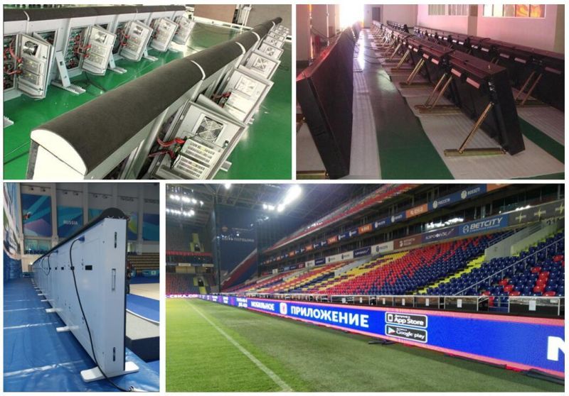 Football Stadium Perimeter LED Screen Display P10 Large Stadium LED Display Screen